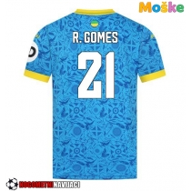 Moške Nogometnih dresov Wolves Rodrigo Gomes #21 Tretji 2025-26 Kratki rokavi